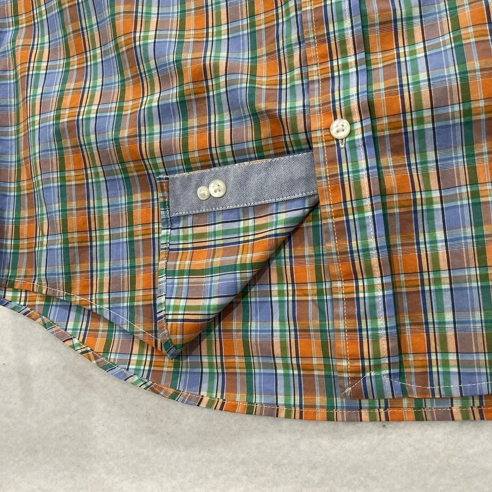 Polo Ralph Lauren Boys XL 18-20 Plaid Cotton Long Sleeve Button Down Shirt